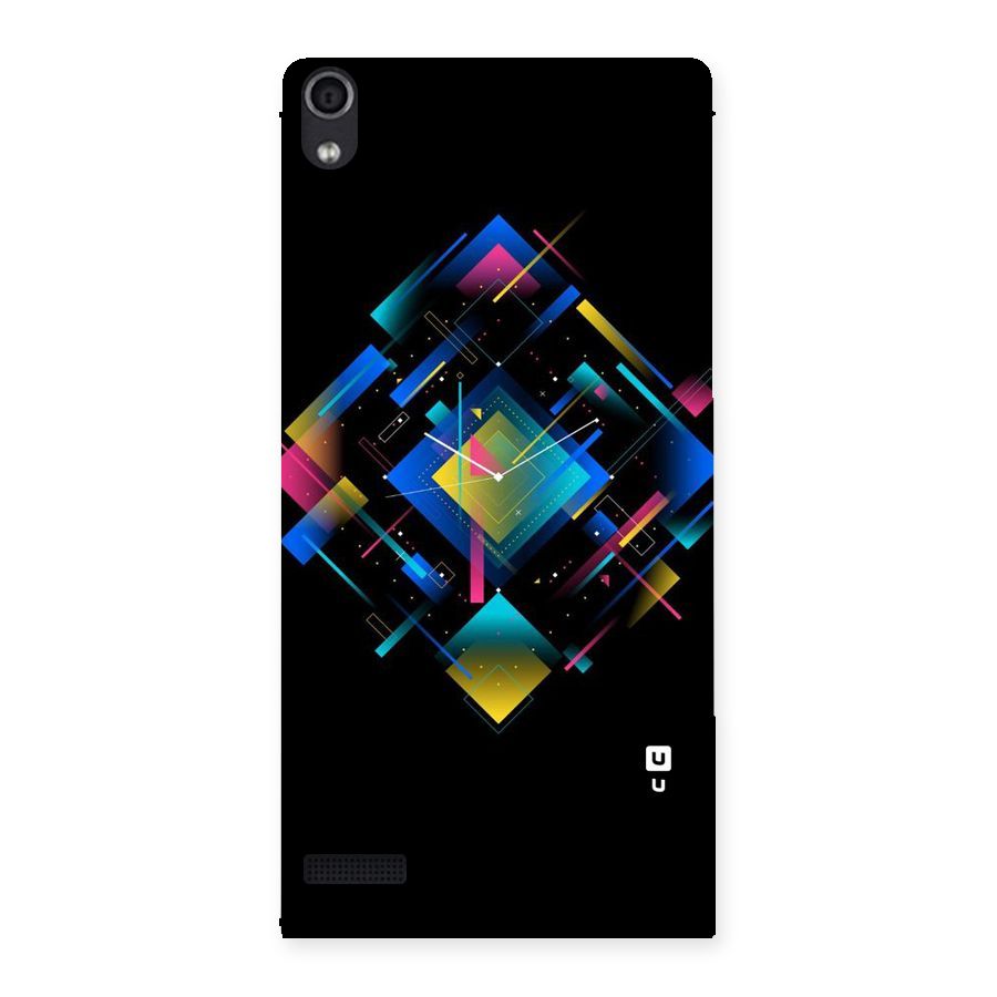 Abstract Clock Back Case for Ascend P6