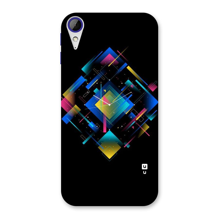 Abstract Clock Back Case for Desire 830