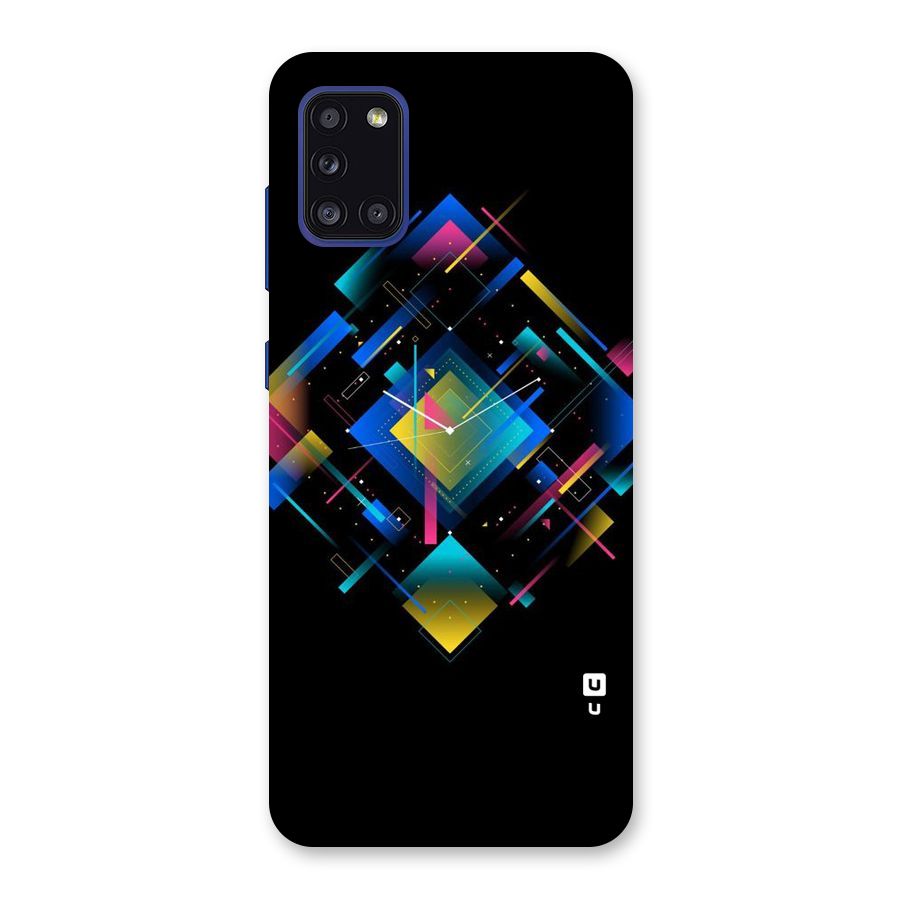 Abstract Clock Back Case for Galaxy A31