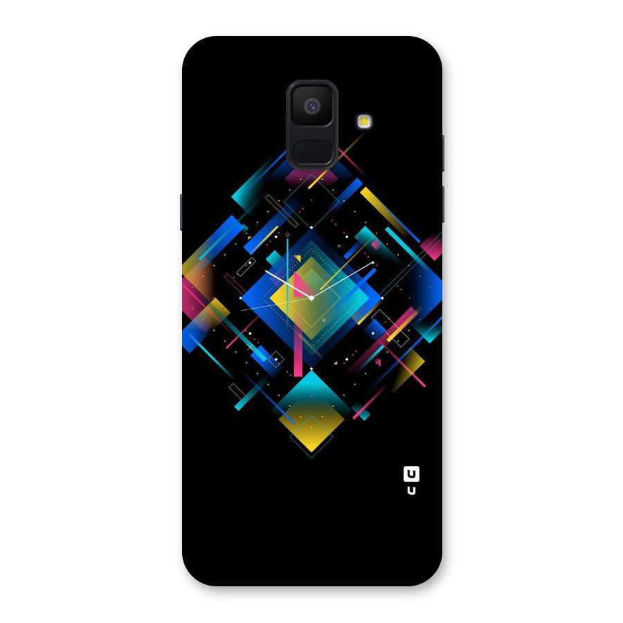 Abstract Clock Back Case for Galaxy A6 (2018)