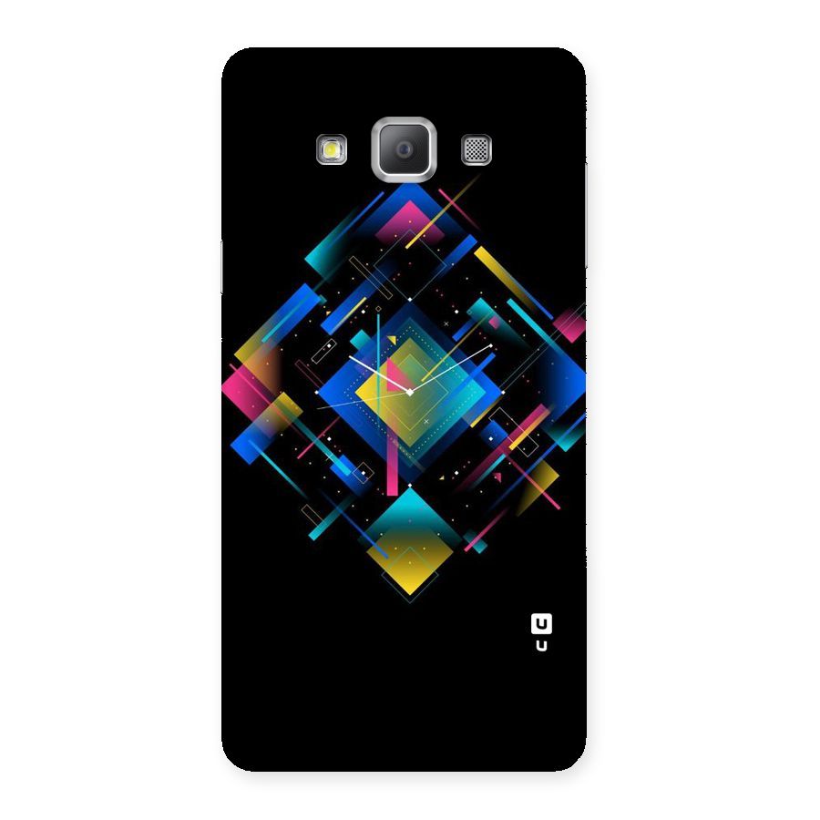 Abstract Clock Back Case for Galaxy A7
