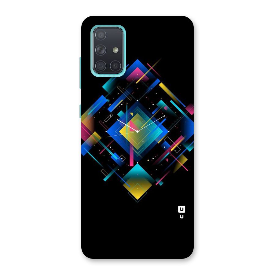 Abstract Clock Back Case for Galaxy A71