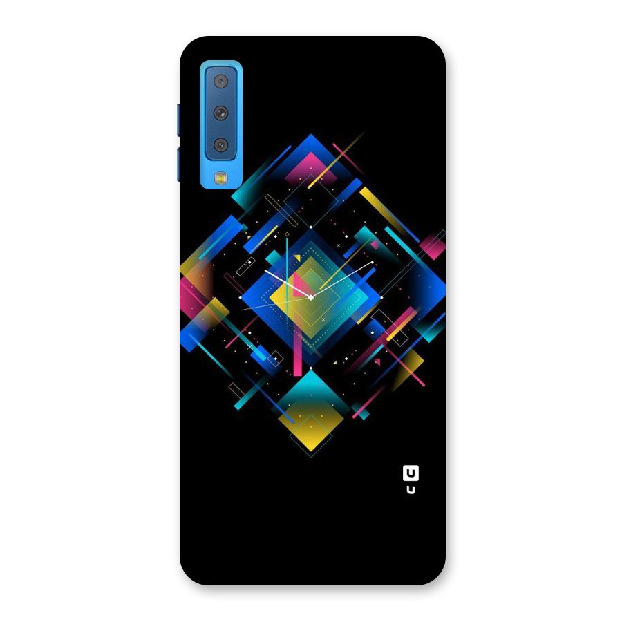 Abstract Clock Back Case for Galaxy A7 (2018)