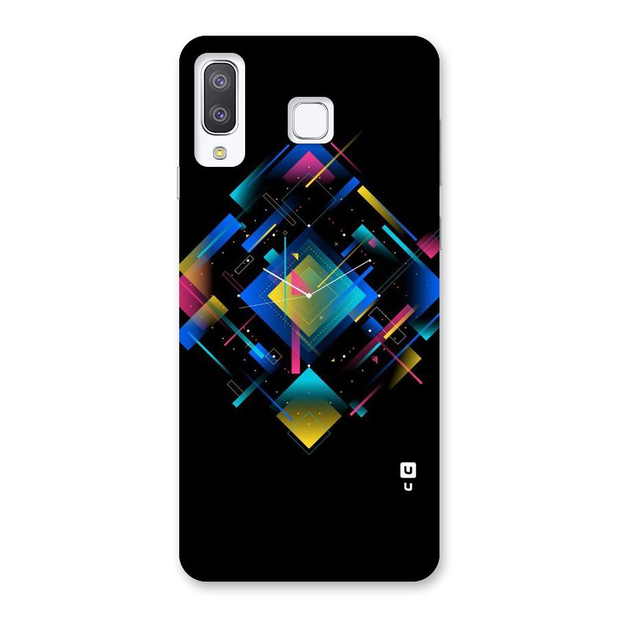 Abstract Clock Back Case for Galaxy A8 Star