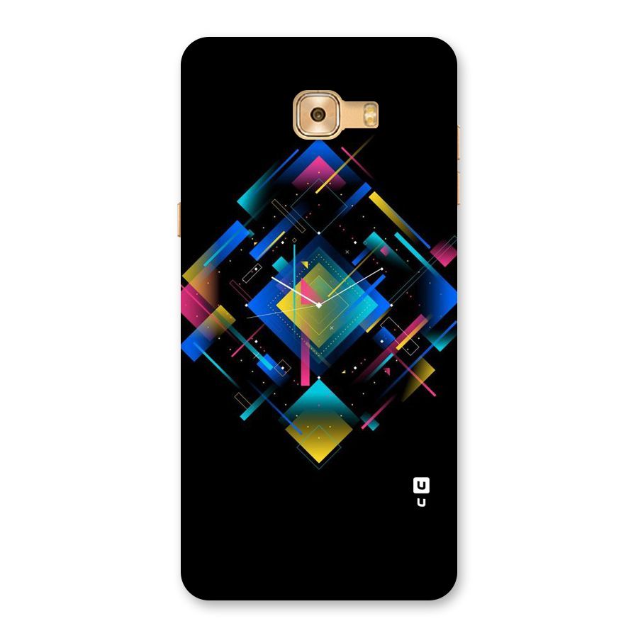 Abstract Clock Back Case for Galaxy C9 Pro