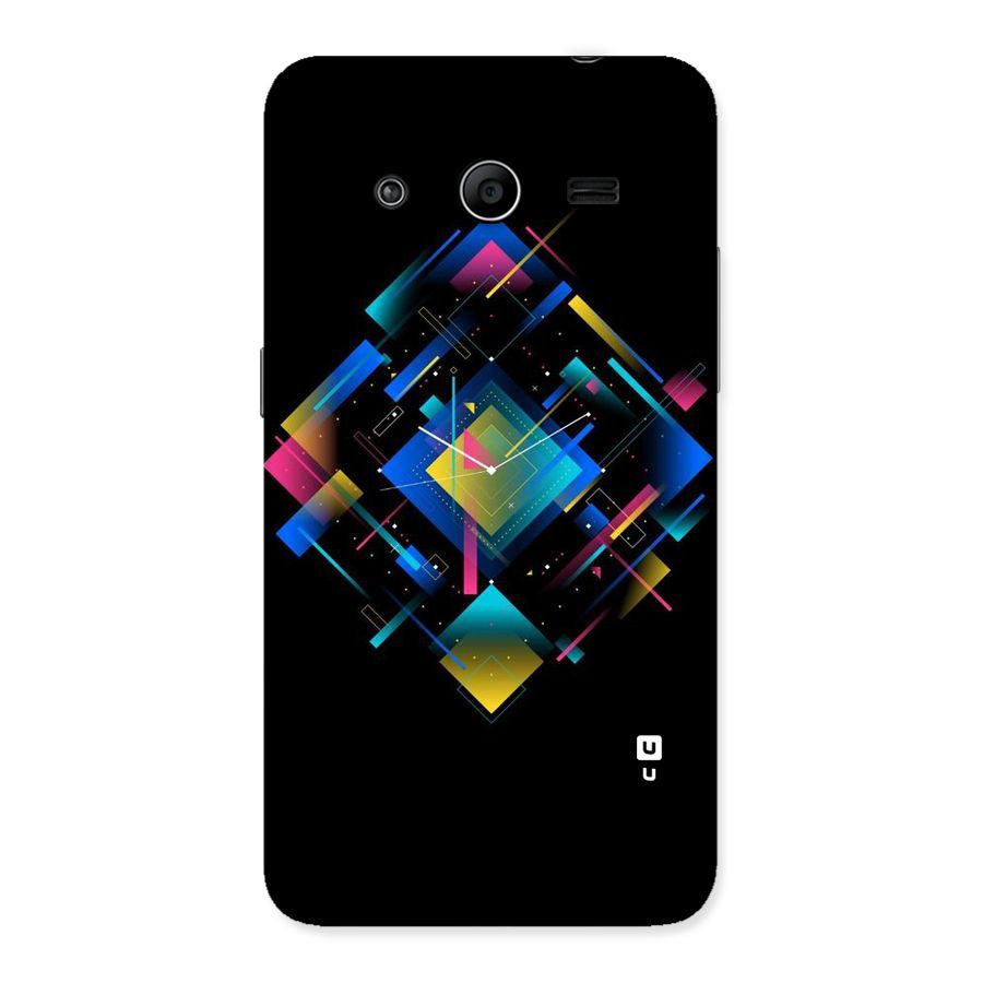 Abstract Clock Back Case for Galaxy Core 2