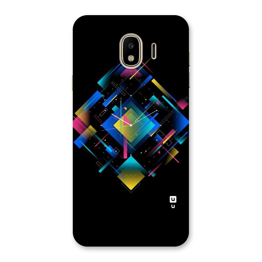 Abstract Clock Back Case for Galaxy J4