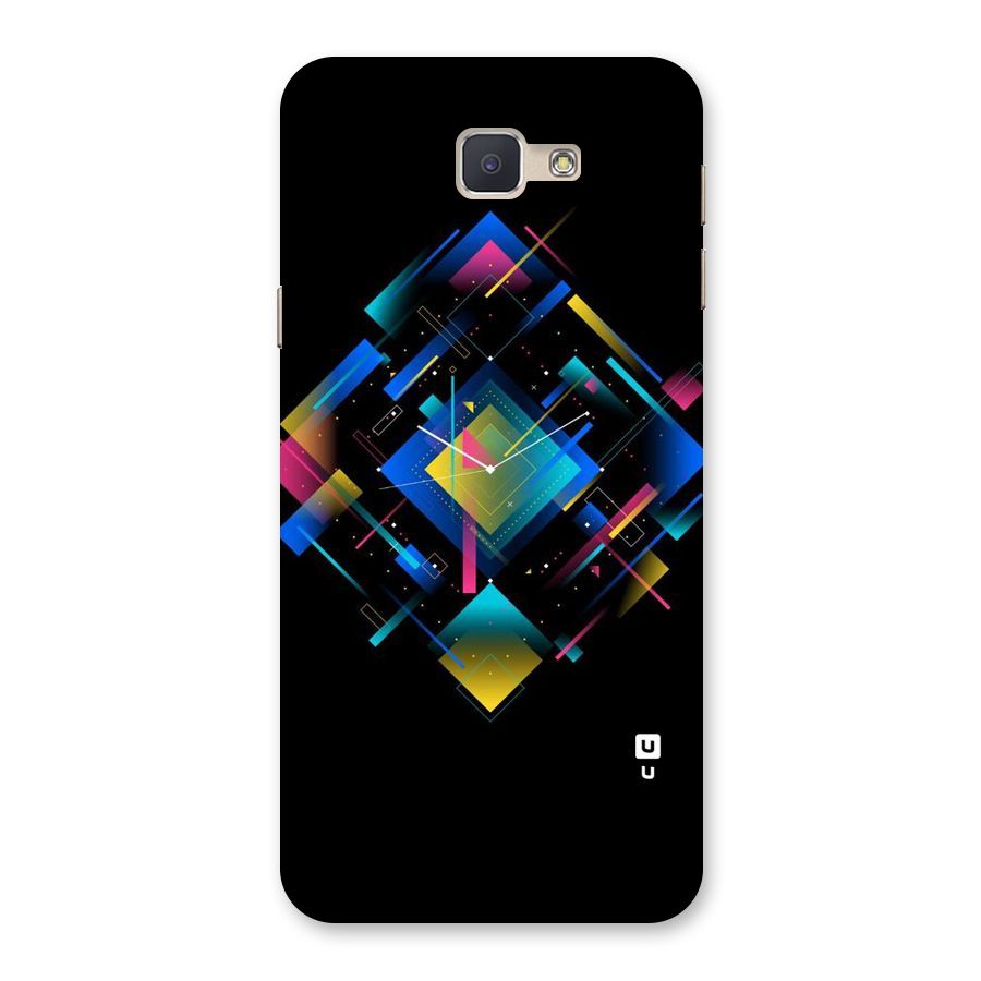 Abstract Clock Back Case for Galaxy J5 Prime