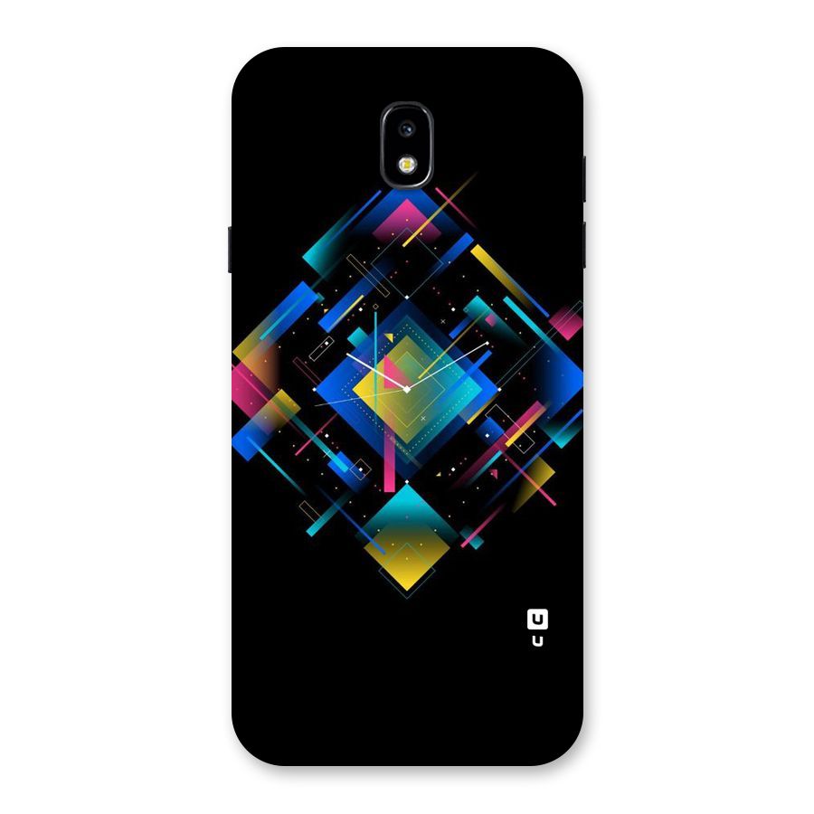 Abstract Clock Back Case for Galaxy J7 Pro