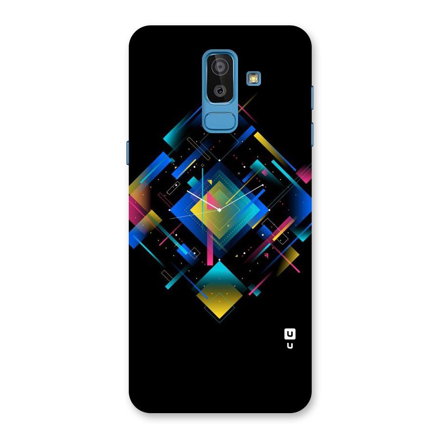 Abstract Clock Back Case for Galaxy J8
