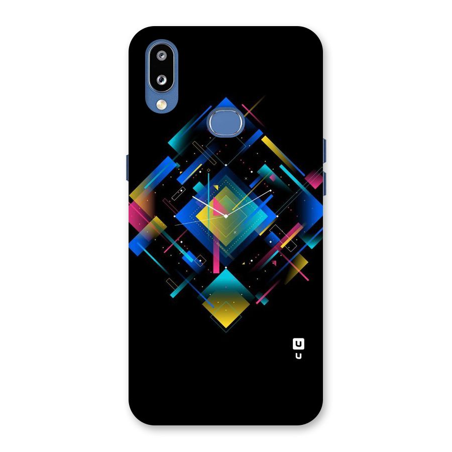 Abstract Clock Back Case for Galaxy M01s
