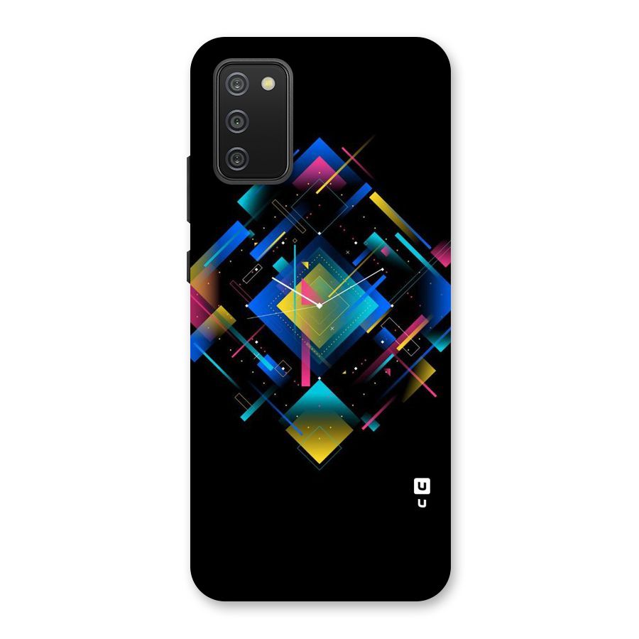 Abstract Clock Back Case for Galaxy M02s