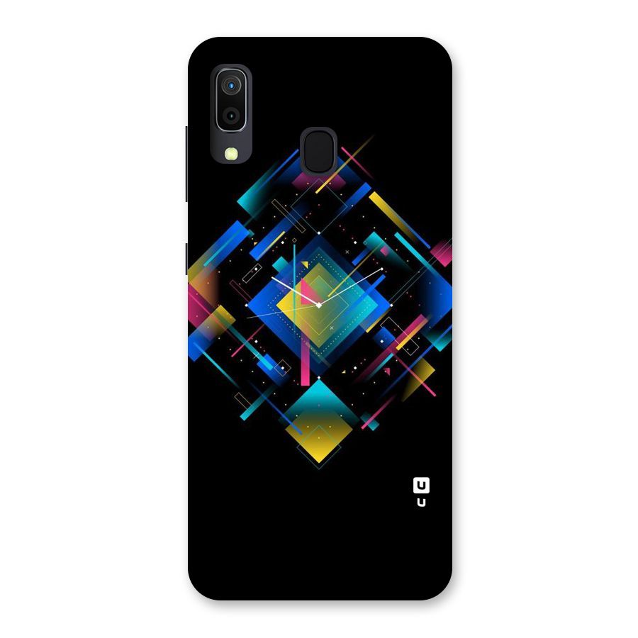 Abstract Clock Back Case for Galaxy M10s