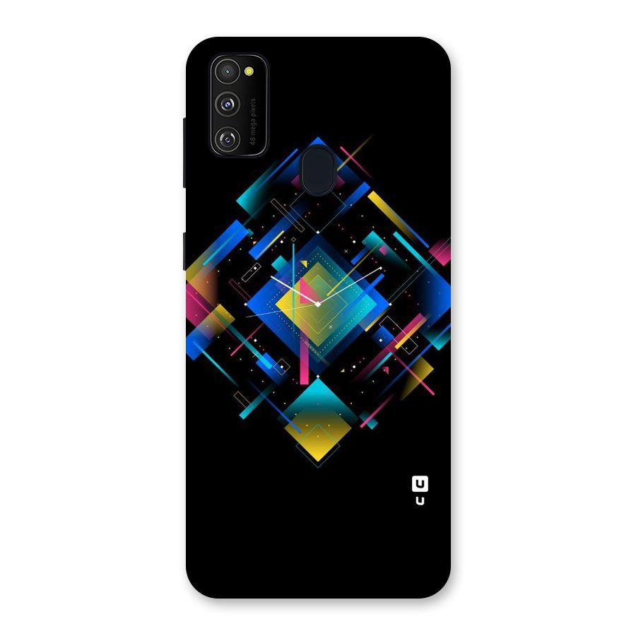 Abstract Clock Back Case for Galaxy M30s