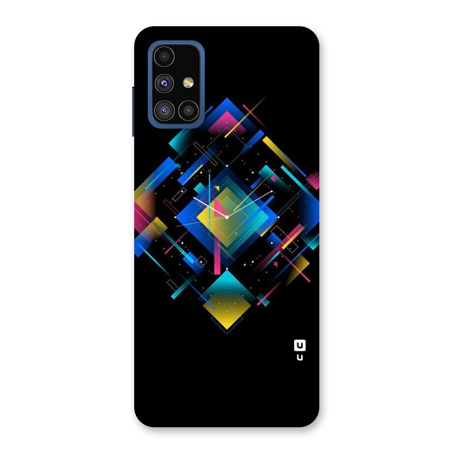 Abstract Clock Back Case for Galaxy M51