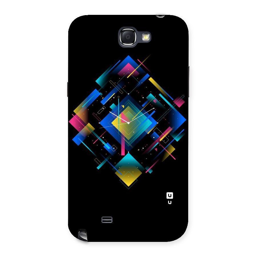 Abstract Clock Back Case for Galaxy Note 2