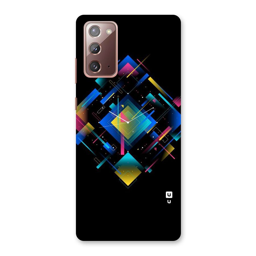 Abstract Clock Back Case for Galaxy Note 20