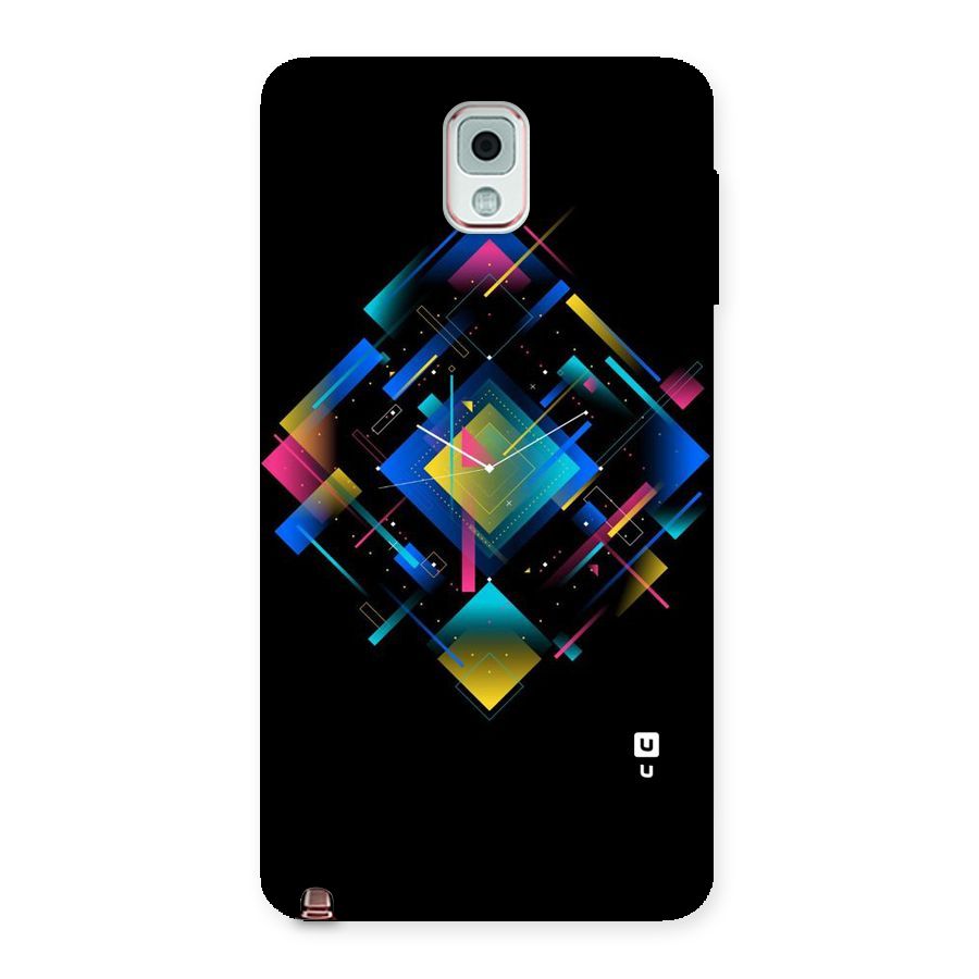 Abstract Clock Back Case for Galaxy Note 3