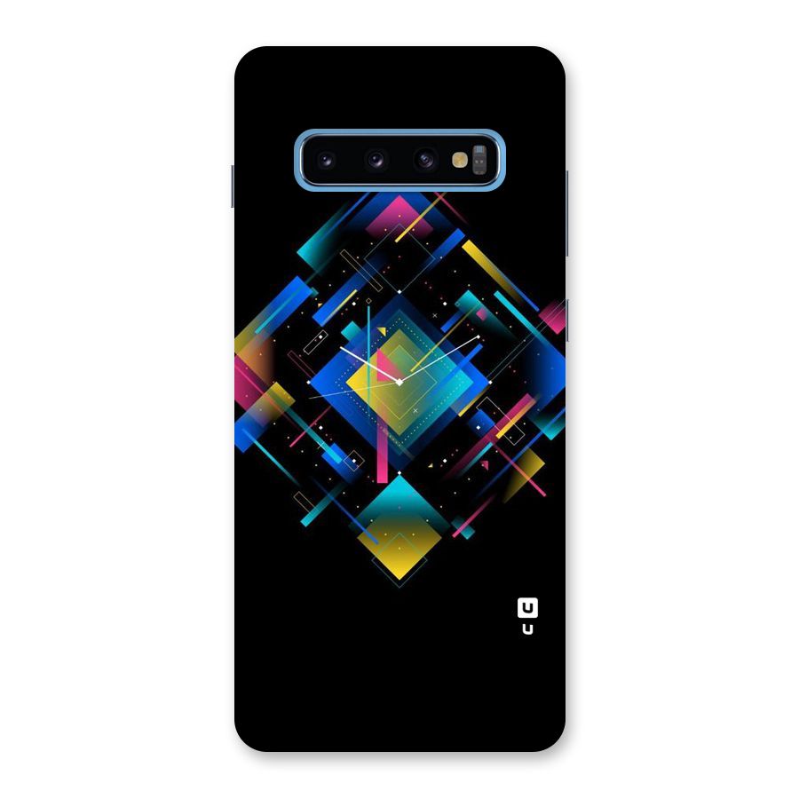 Abstract Clock Back Case for Galaxy S10 Plus