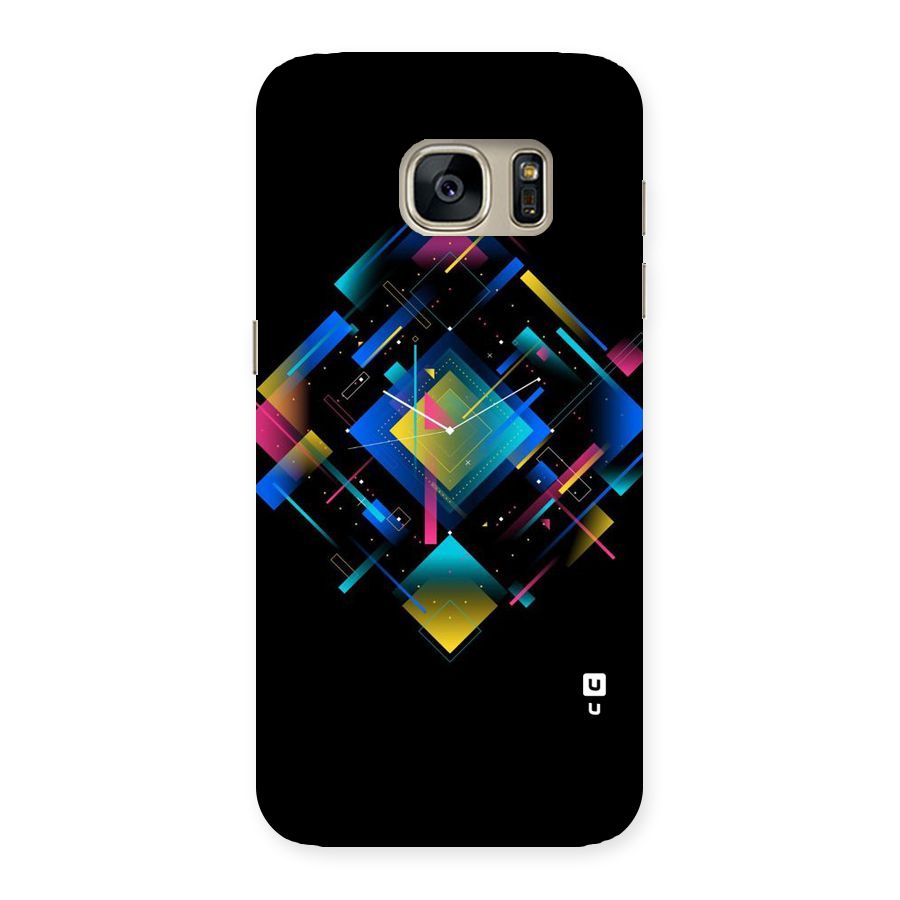 Abstract Clock Back Case for Galaxy S7