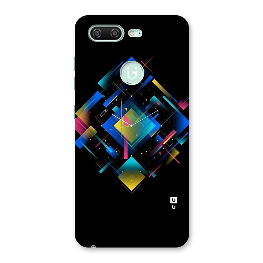 Abstract Clock Back Case for Gionee S10