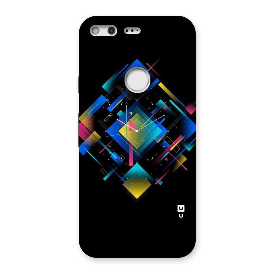 Abstract Clock Back Case for Google Pixel