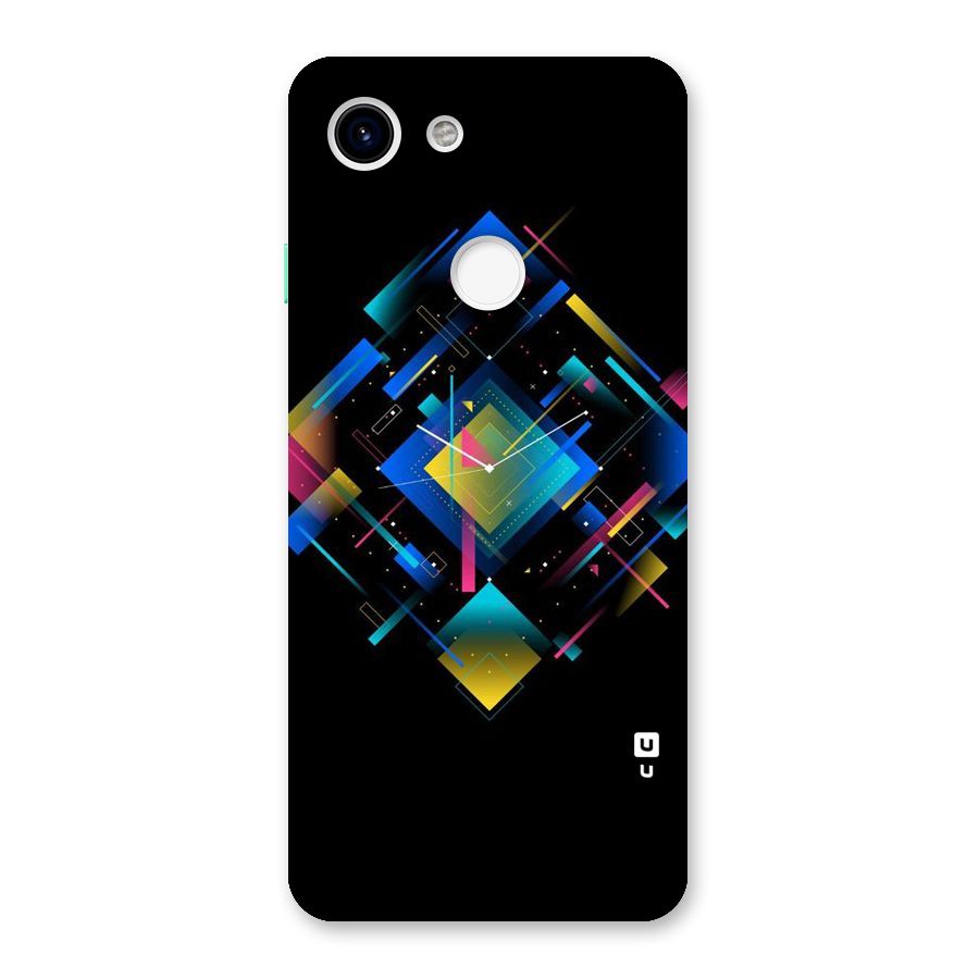 Abstract Clock Back Case for Google Pixel 3