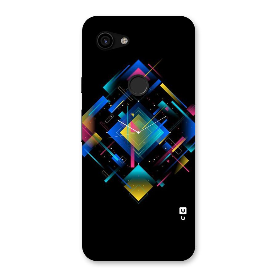 Abstract Clock Back Case for Google Pixel 3a