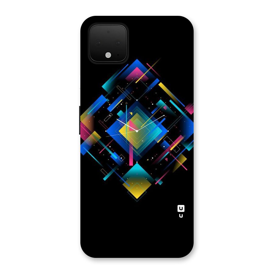 Abstract Clock Back Case for Google Pixel 4 XL
