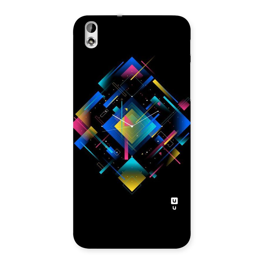 Abstract Clock Back Case for HTC Desire 816g