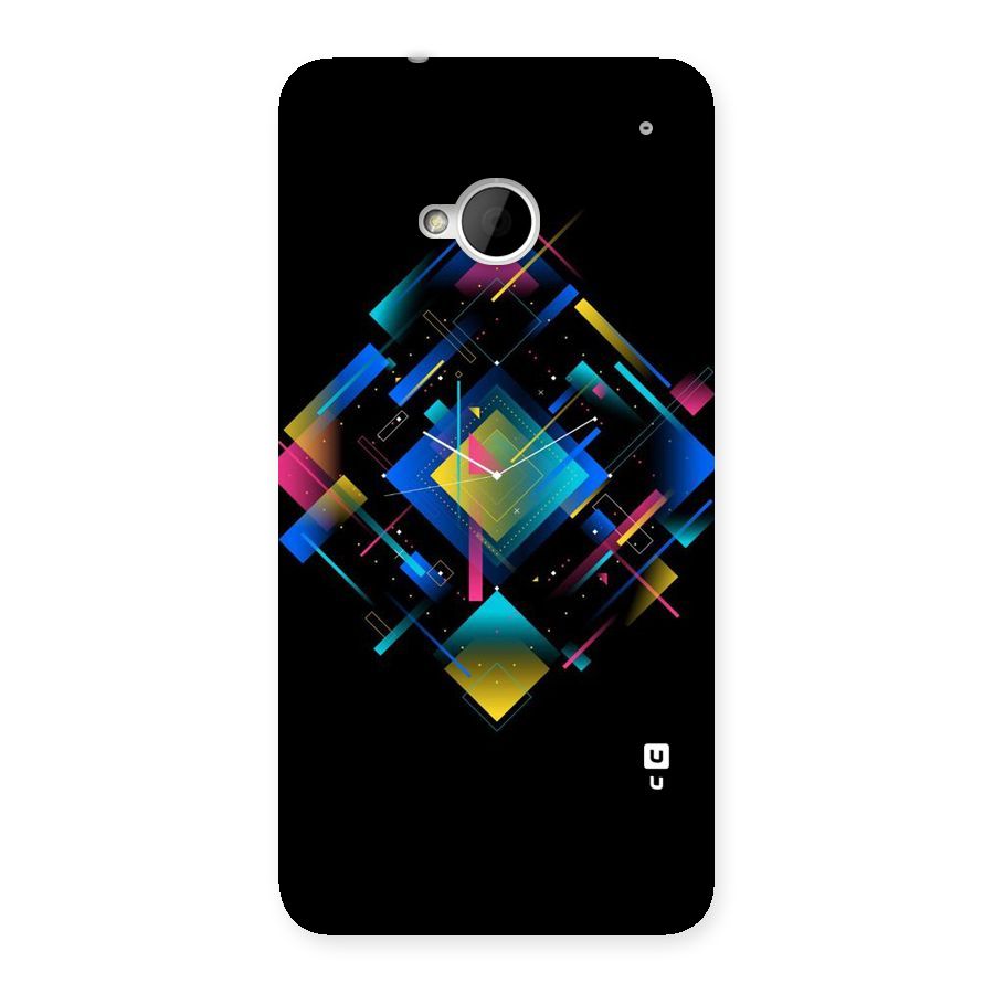 Abstract Clock Back Case for HTC One M7