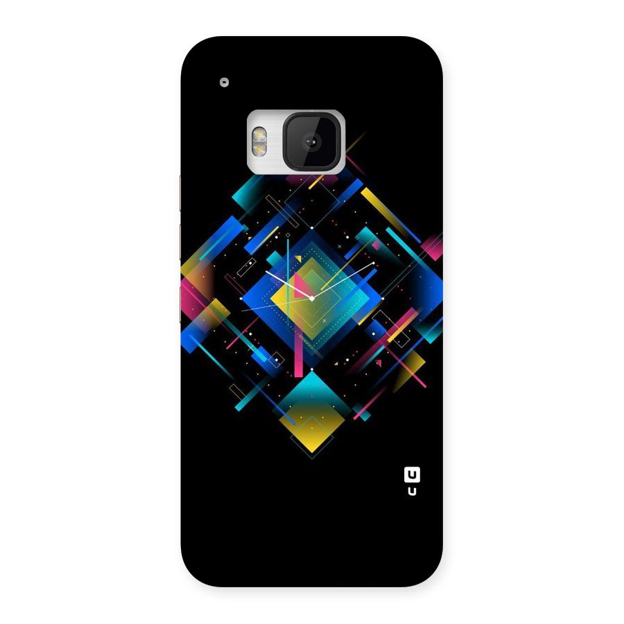 Abstract Clock Back Case for HTC One M9