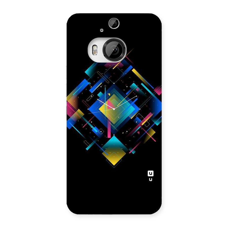 Abstract Clock Back Case for HTC One M9 Plus