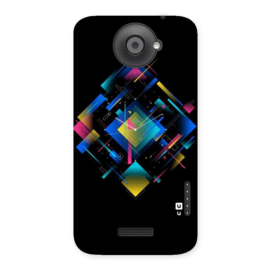 Abstract Clock Back Case for HTC One X
