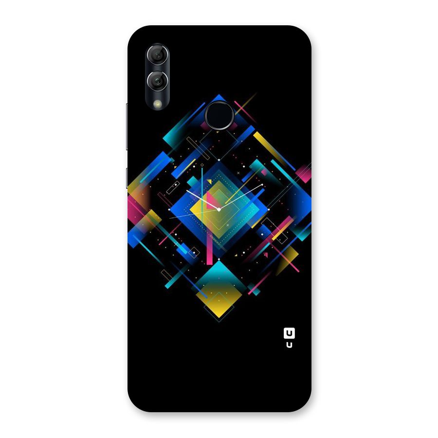 Abstract Clock Back Case for Honor 10 Lite