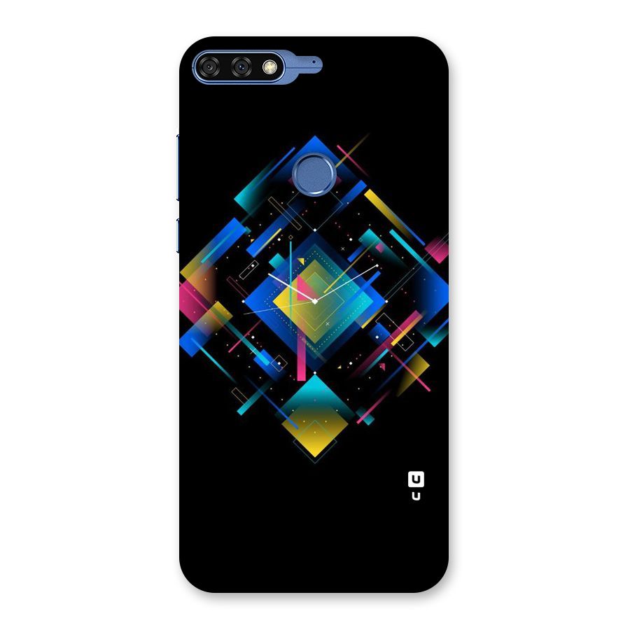 Abstract Clock Back Case for Honor 7C