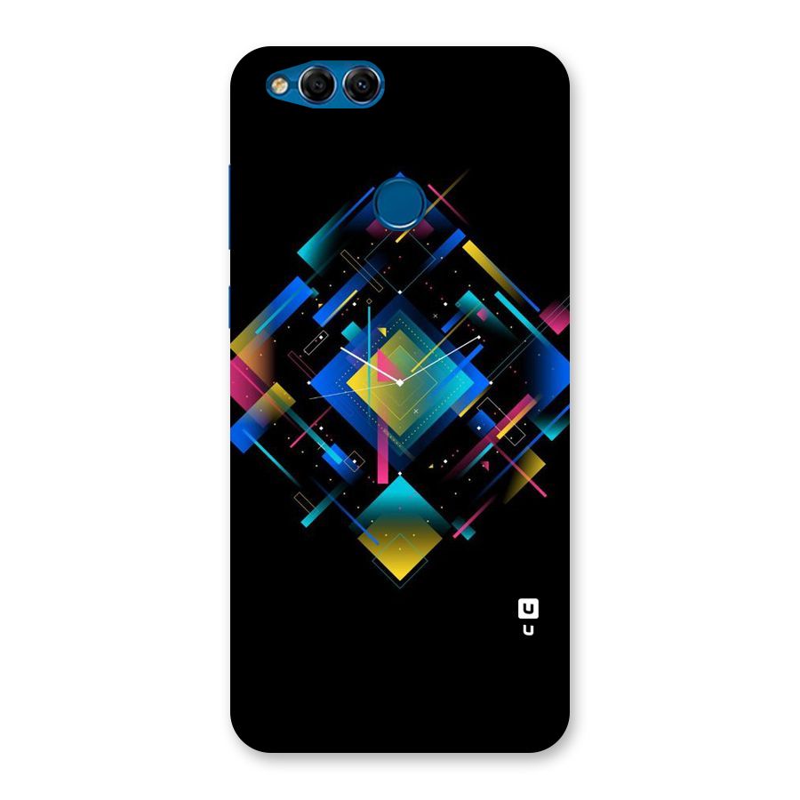 Abstract Clock Back Case for Honor 7X