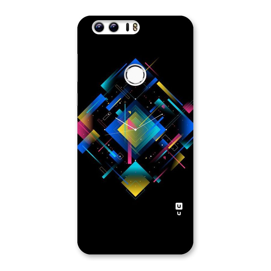 Abstract Clock Back Case for Honor 8