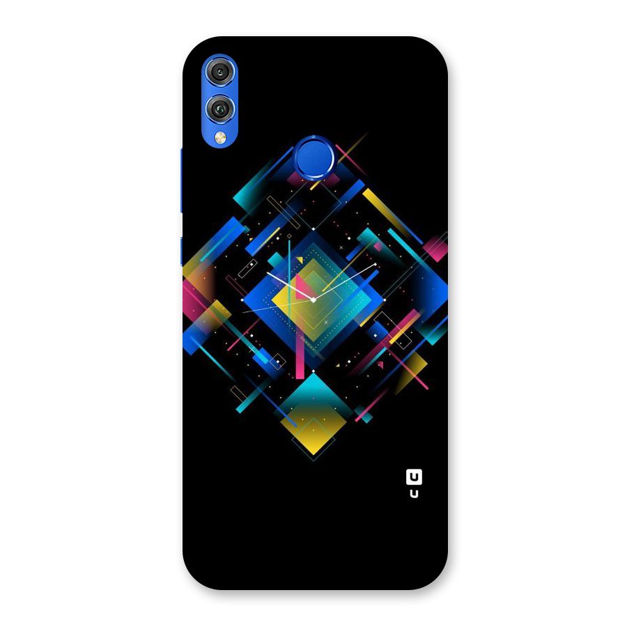Abstract Clock Back Case for Honor 8X