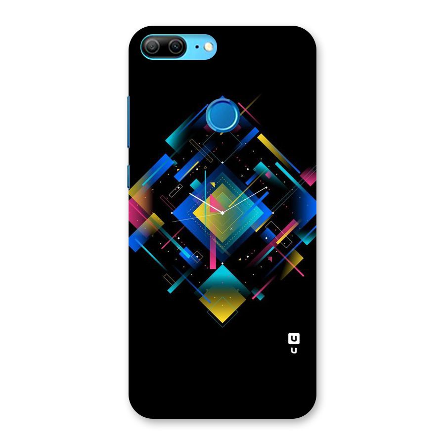 Abstract Clock Back Case for Honor 9 Lite