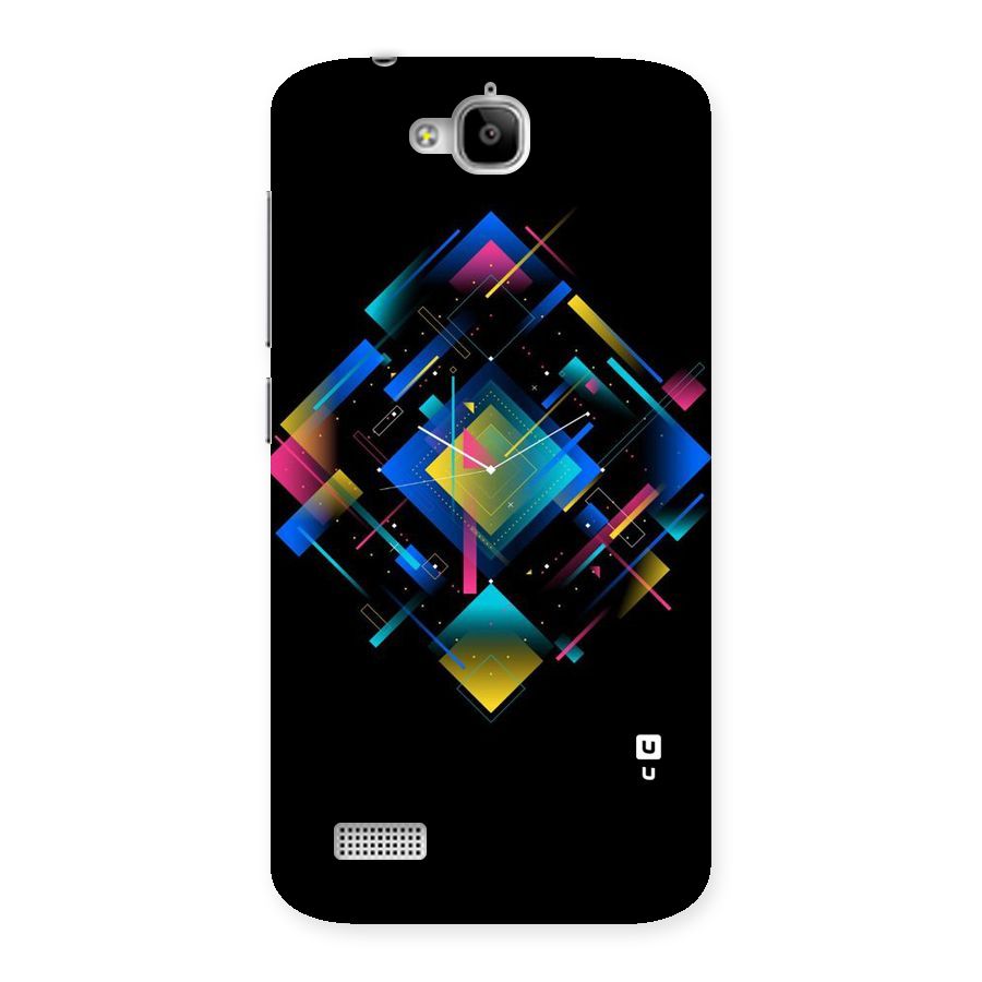 Abstract Clock Back Case for Honor Holly