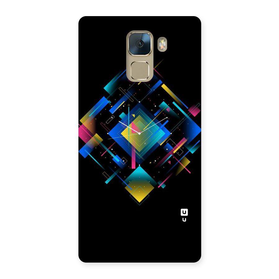 Abstract Clock Back Case for Huawei Honor 7