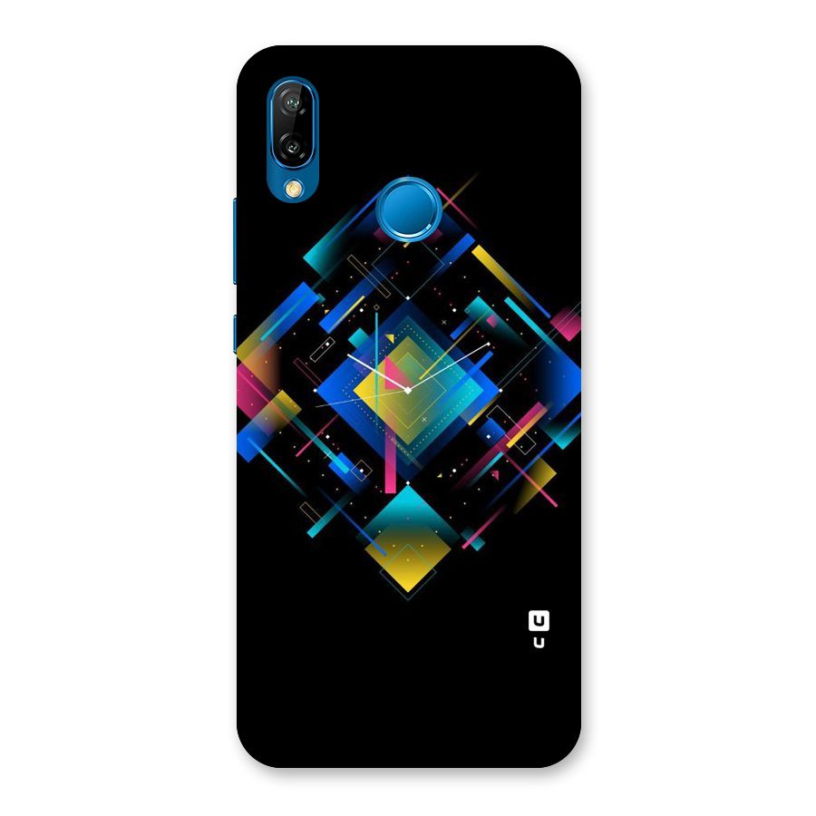 Abstract Clock Back Case for Huawei P20 Lite