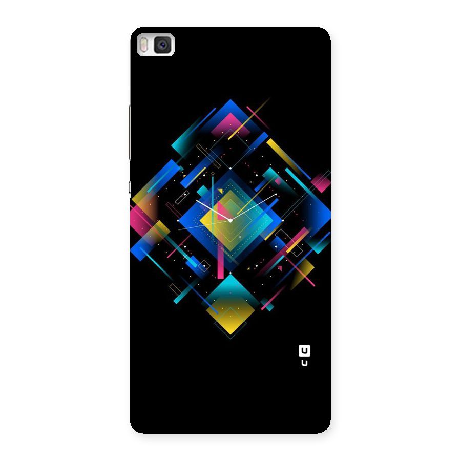 Abstract Clock Back Case for Huawei P8