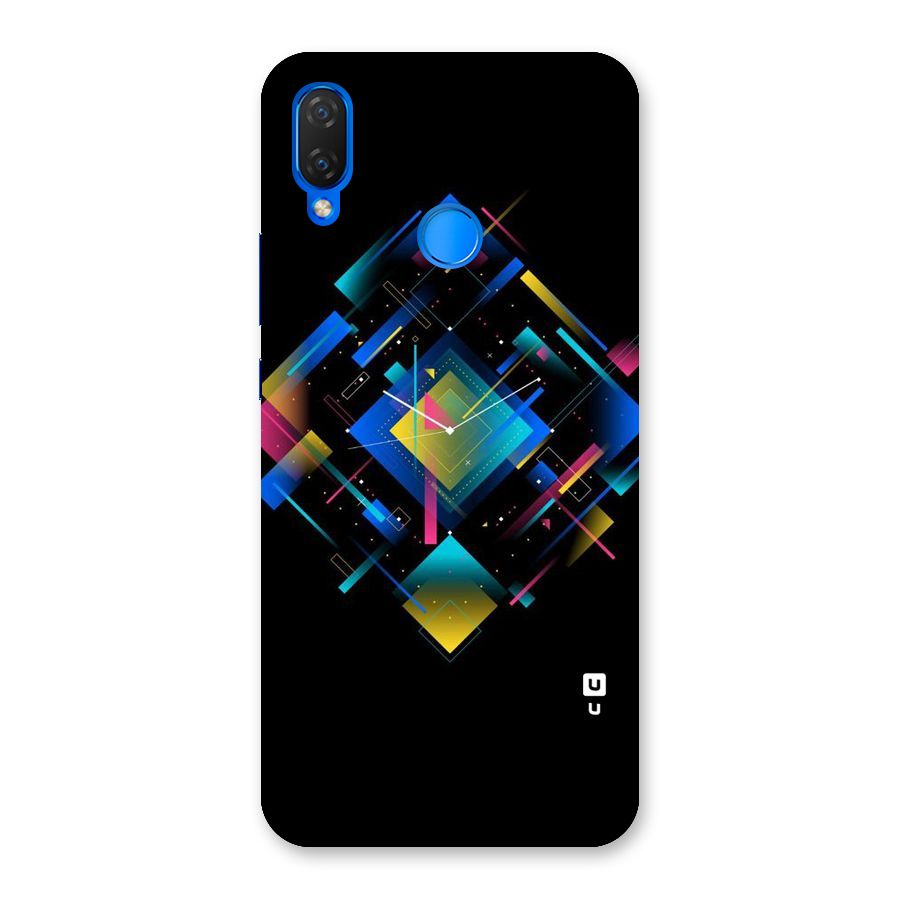 Abstract Clock Back Case for Huawei P Smart+