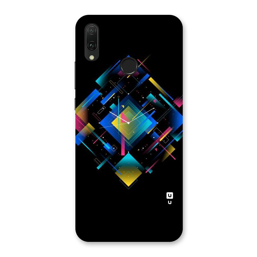 Abstract Clock Back Case for Huawei Y9 (2019)