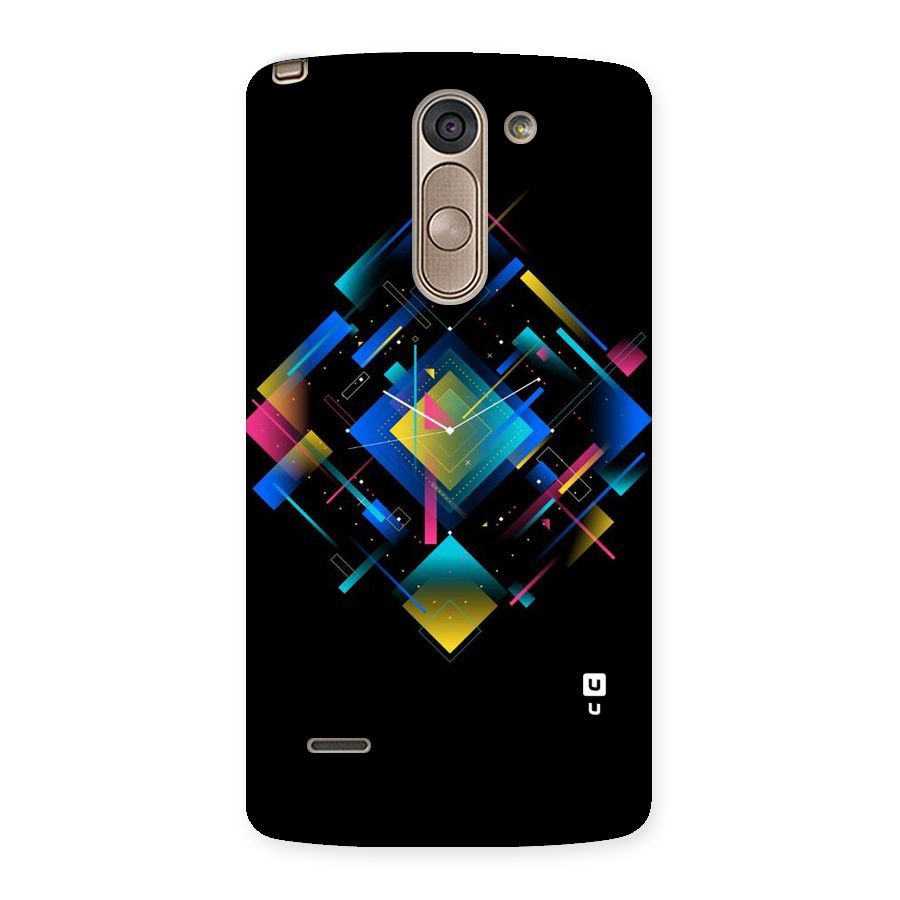 Abstract Clock Back Case for LG G3 Stylus