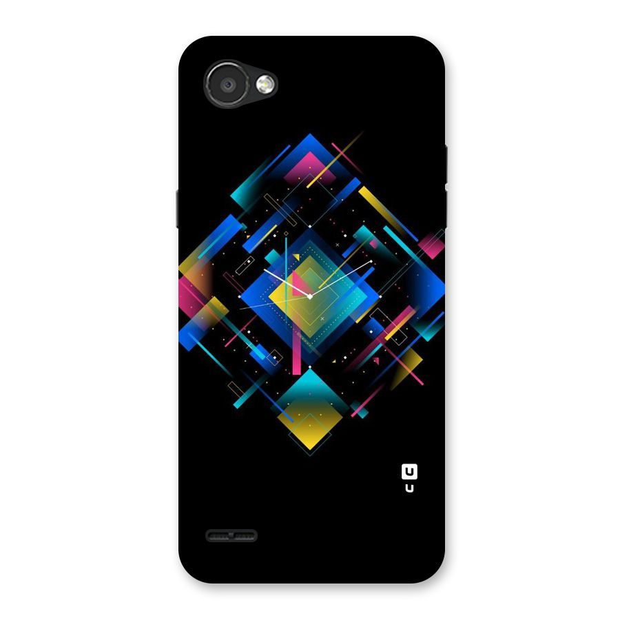 Abstract Clock Back Case for LG Q6