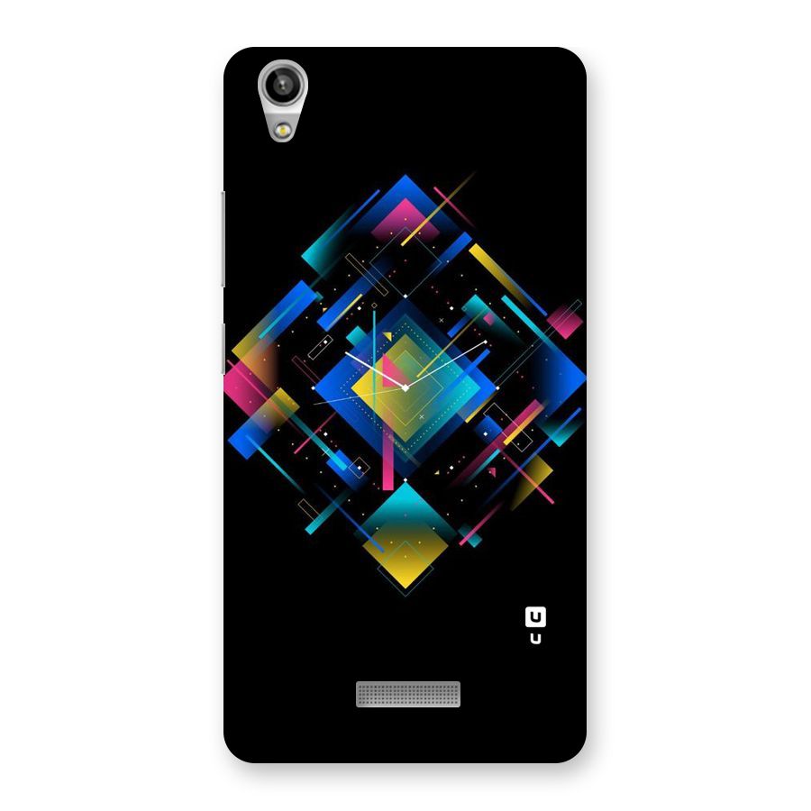 Abstract Clock Back Case for Lava-Pixel-V1