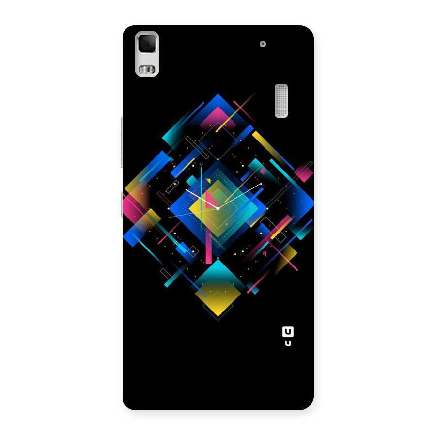 Abstract Clock Back Case for Lenovo K3 Note